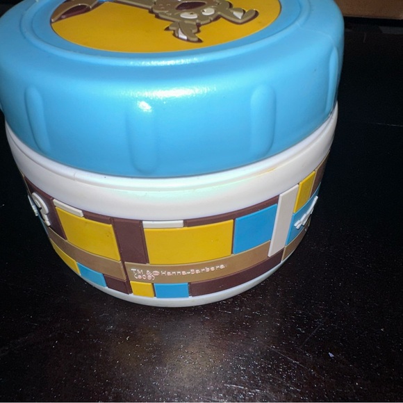 VINTAGE EXTREMELY RARE THERMOS HANNA BARBERA SCOOBY DOO BLUE YELLOW HARD TO FIND - Picture 10 of 13